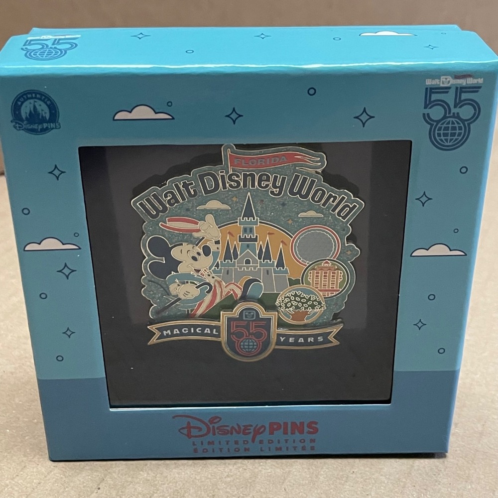 2026 Walt Disney World Parks 55th Anniversary Mickey Mini Jumbo LE 5000 Pin